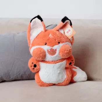 Мягкая игрушка KiDWoW Лиса Рыжуля 363197211
