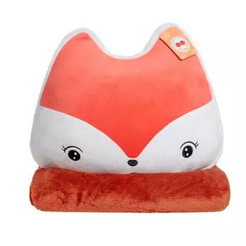 Мягкая игрушка KiDWoW Лиса с пледом 325037275