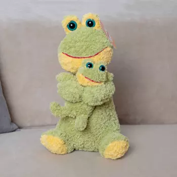 Мягкая игрушка KiDWoW Лягушка с лягушонком 351745337