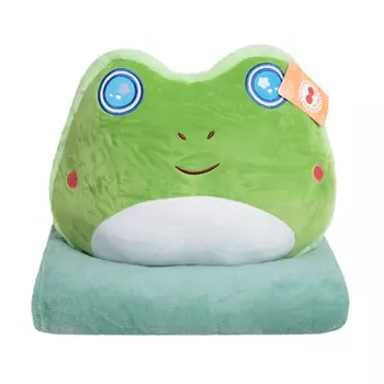 Мягкая игрушка KiDWoW Лягушка с пледом 325037267