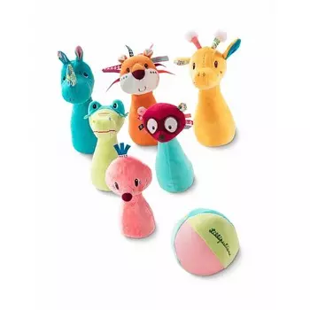 Мягкая игрушка Lilliputiens Боулинг Джунгли