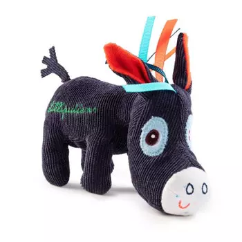 Мягкая игрушка Lilliputiens мини Ослик Игнас 14х4х9