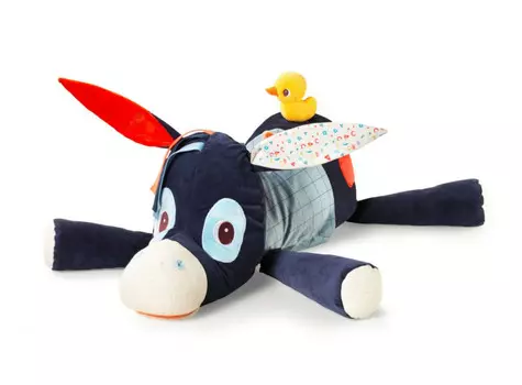 Мягкая игрушка Lilliputiens развивающая Ослик Игнас большая