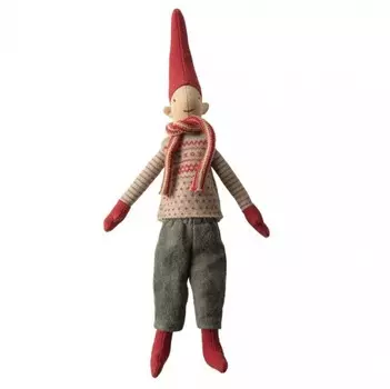 Мягкая игрушка Maileg Гном мини Пикси мальчик с магнитом 2