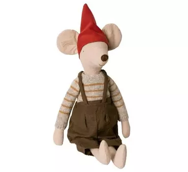 Мягкая игрушка Maileg Рождественский мышонок Макси