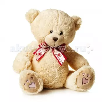 Мягкая игрушка Maxitoys Luxury Мишка Лука с бантом 30 см