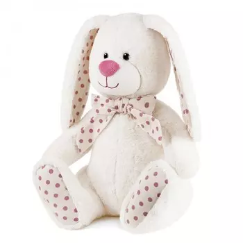 Мягкая игрушка Maxitoys Luxury Зайка Дотти с бантом 33 см