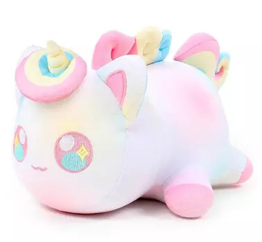 Мягкая игрушка Mihi Mihi Подушка Кот Единорог 30 см