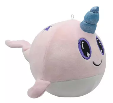 Мягкая игрушка Mihi Mihi Сквиш антистресс Нарвал 15 см