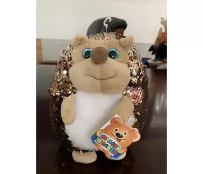 Мягкая игрушка Мульти-пульти Ёжик из пайеток 19 см