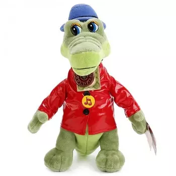 Мягкая игрушка Мульти-пульти Крокодил Гена озвученный 33 см