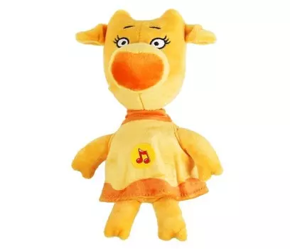 Мягкая игрушка Мульти-пульти озвученная Оранжевая корова Зо 22 см