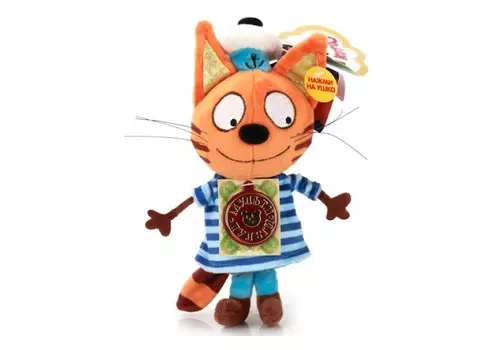 Мягкая игрушка Мульти-пульти Три кота Коржик 14 см