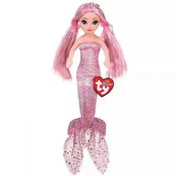 Мягкая игрушка TY Кора русалка с блёстками 50 см
