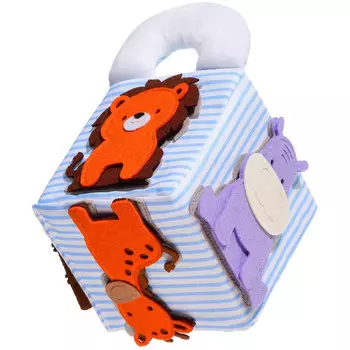 Мягкая игрушка Uviton Кубик развивающий Zoo