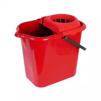 Мультипласт Ведро с отжимом прямоугольное со сливом 16 л