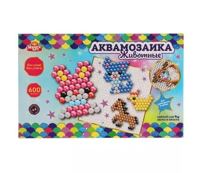 Multiart Аквамозаика Животные 600 бусин