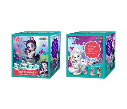 Multiart Набор для детского творчества Энчантималс копилка для росписи сиеста