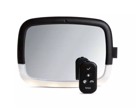 Munchkin Brica Зеркало контроля за ребёнком в автомобиле Night Light Baby In Sight Pivot Mirror