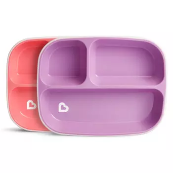 Munchkin Тарелки детские секционные Splash 2 шт.