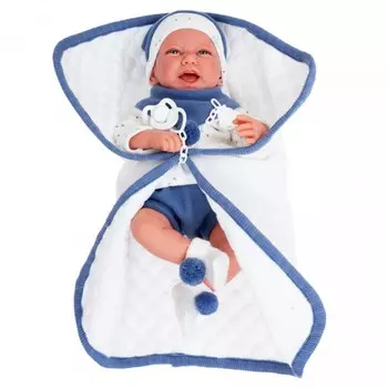 Munecas Antonio Juan Кукла Пол в синем 40 см