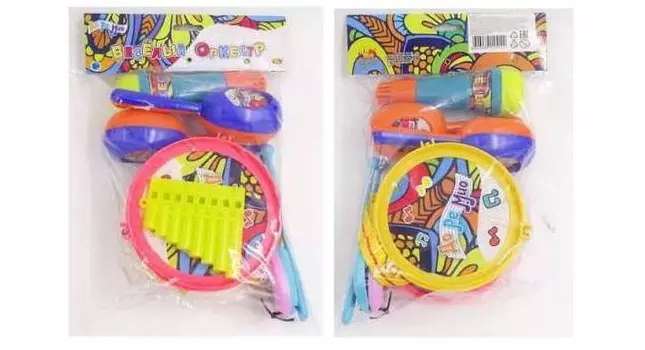 Музыкальный инструмент ABtoys ДоРеМио Набор (5 предметов)