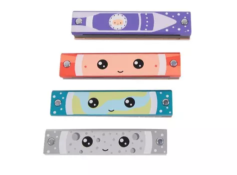 Музыкальный инструмент Classic World Губная гармошка Музыкальная радуга