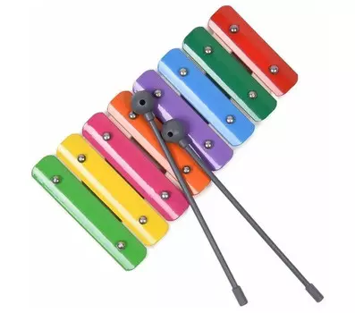 Музыкальный инструмент Десятое королевство Металлофон детский 8 нот