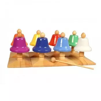 Музыкальный инструмент Flight Набор колокольчиков на подставке 8 шт.