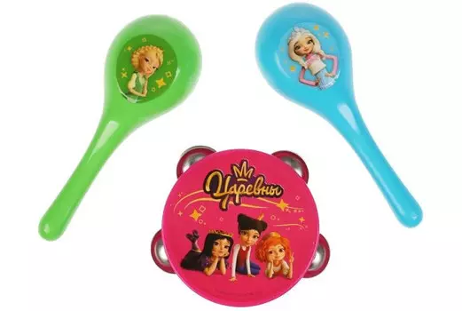Музыкальный инструмент Играем вместе Бубен и маракасы Царевны