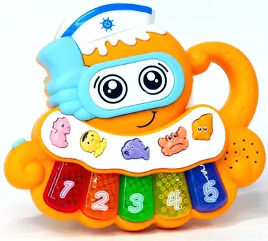 Музыкальный инструмент Sharktoys Пианино Осьминог