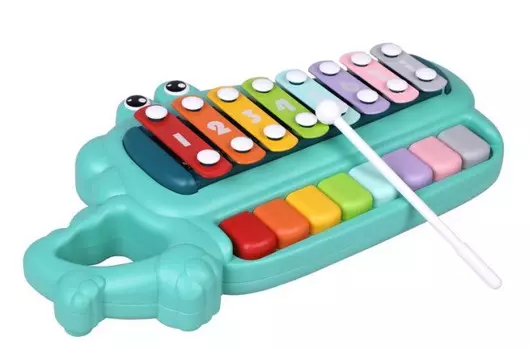 Музыкальный инструмент Жирафики Ксилофон Весёлый крокодил