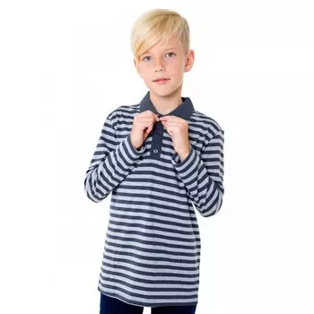 N.O.A. Лонгслив-поло для мальчиков 11345