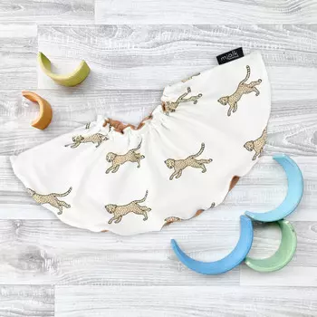 Нагрудник Mjolk Двусторонний Гепарды