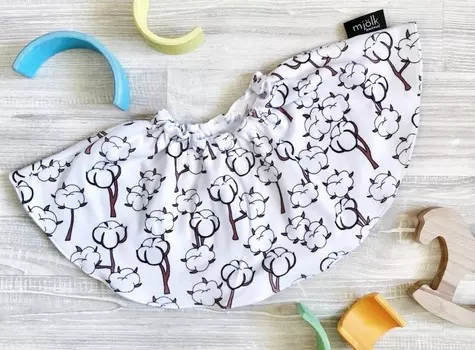 Нагрудник Mjolk двусторонний Хлопок