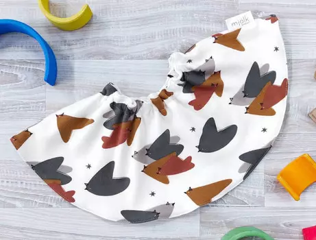 Нагрудник Mjolk Двусторонний Птицы