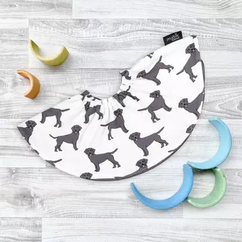 Нагрудник Mjolk Двусторонний Собачки