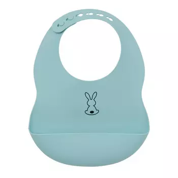 Нагрудник Nattou фартук силиконовый