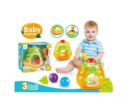 Наша Игрушка Домик с молоточком