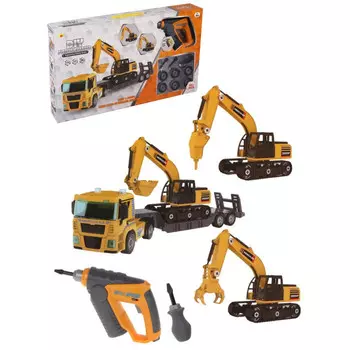 Наша Игрушка Конструктор-скрутка (185 деталей)