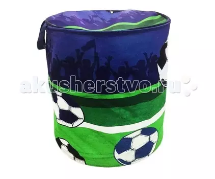 Наша Игрушка Корзина для игрушек Футбольный матч 45х56 см