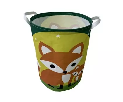 Наша Игрушка Корзина для игрушек Лисицы с ручками 35х45 см