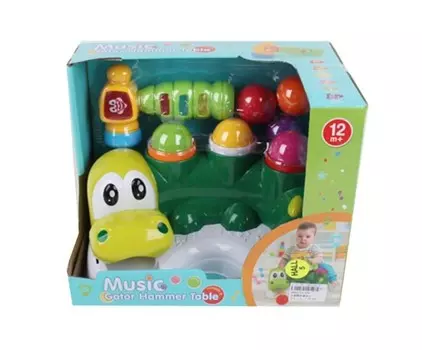 Наша Игрушка Крокодил с молоточком