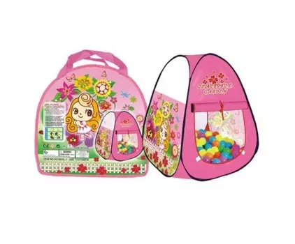 Наша Игрушка Палатка игровая Цветочный рай