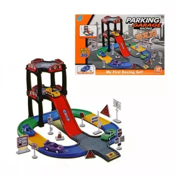 Наша Игрушка Парковка 3 уровня 36 деталей