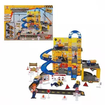 Наша Игрушка Парковка 3 уровня (58 деталей)