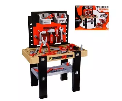 Наша Игрушка Стол Мастера с аксессуарами (64 предмета)