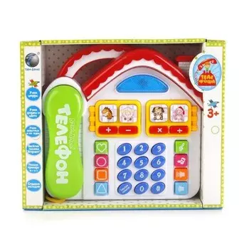 Наша Игрушка Телефоша телефон обучающий