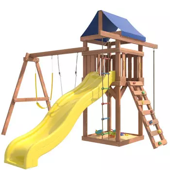National Tree Company Детская площадка с гибкими качелями и лодочкой IgroWoods
