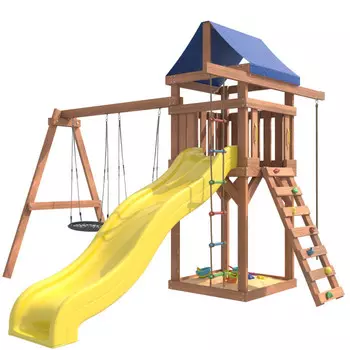 National Tree Company Детская площадка с качелями гнездо 60 см IgroWood